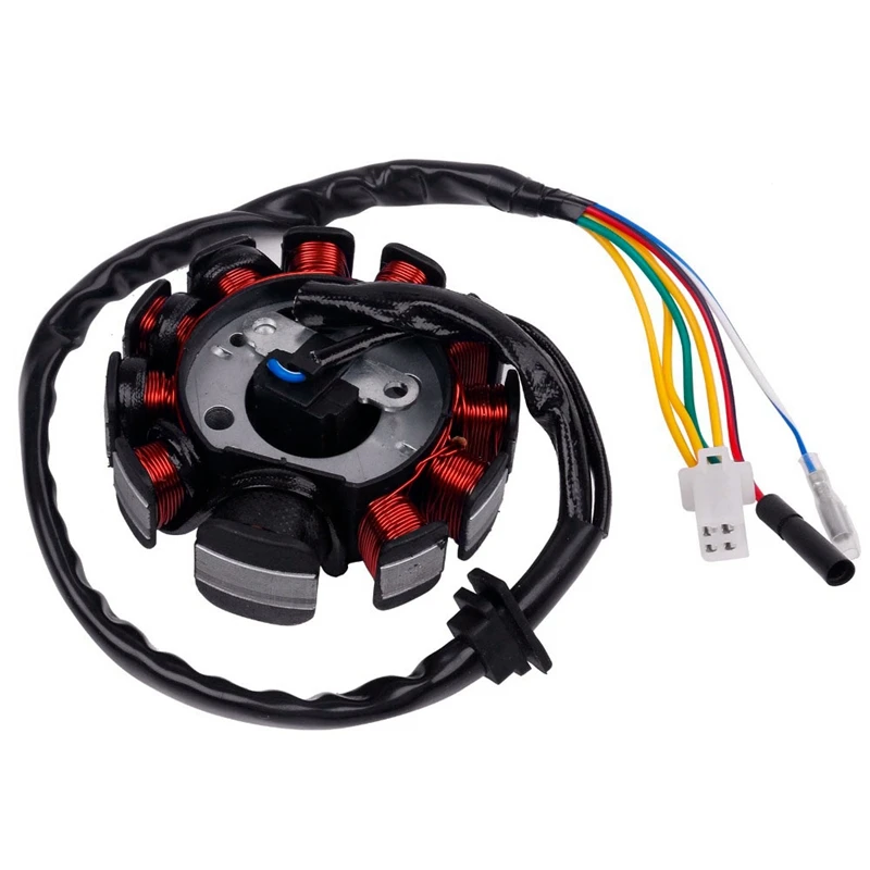GY6 Engine Magneto Stator Generator Coil 157QMJ For 125cc 150cc ATV Scooter | Автомобили и мотоциклы