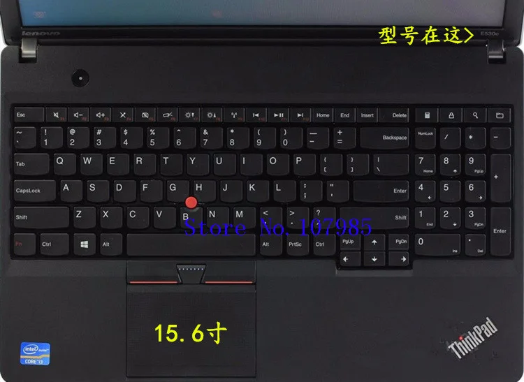 Ультратонкий прозрачный защитный чехол из ТПУ для клавиатуры Lenovo IBM Thinkpad E530 E530C E535