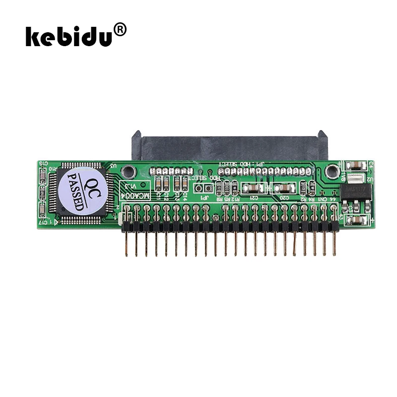 

kebidu Sata to IDE 2.5 Sata Female to 2.5 inch IDE Male 40 pin port 1.5Gbs Support 100 HDD CD DVD Serial Adapter Converter