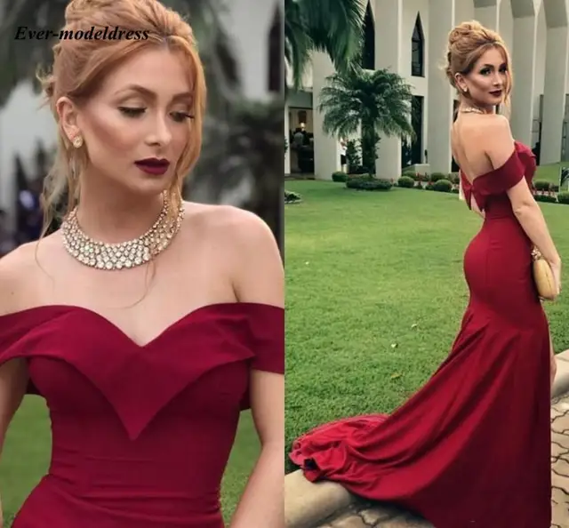 dark red dresses for weddings