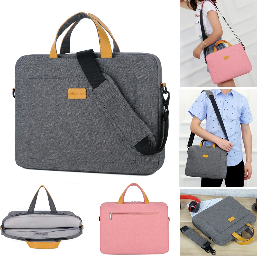 

13 14 15.6 Man Felt Notebook Laptop Sleeve Shoulder Bag Case For Xiaomi Acer Dell HP Asus Lenovo Macbook Pro Air Messenger bag