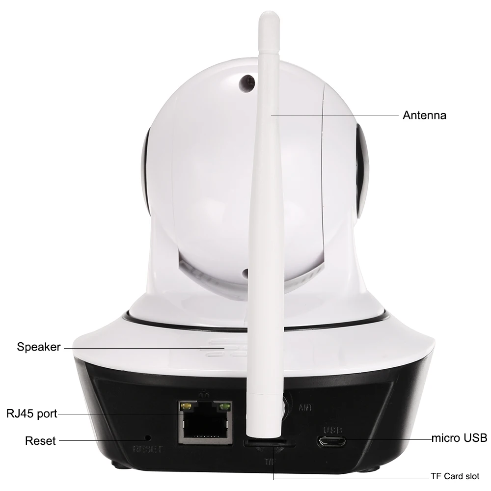 Датчик температуры и влажности Беспроводная 1080p 720p HD ip камера WiFi купольная ИК