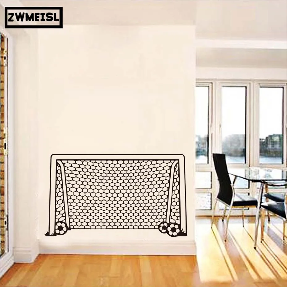 Fu-ball-Fu-balltor-Greifen-netz-kugel-Sport-Wandtattoo-Vinyl-Decor-Kunst-Wandaufkleber-F-r-Jungen (2)