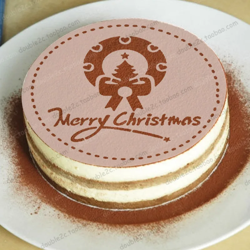 Christmas cake stencils,6" (18cm),cake sides,stencils designs,cake