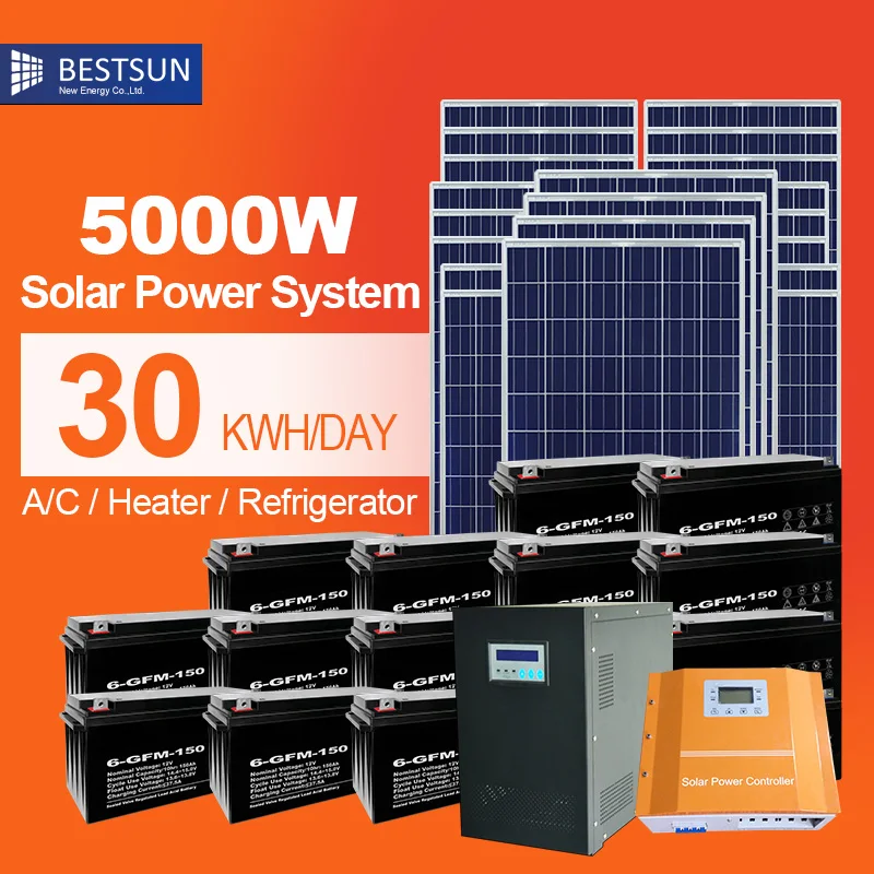 5000w portable solar generator