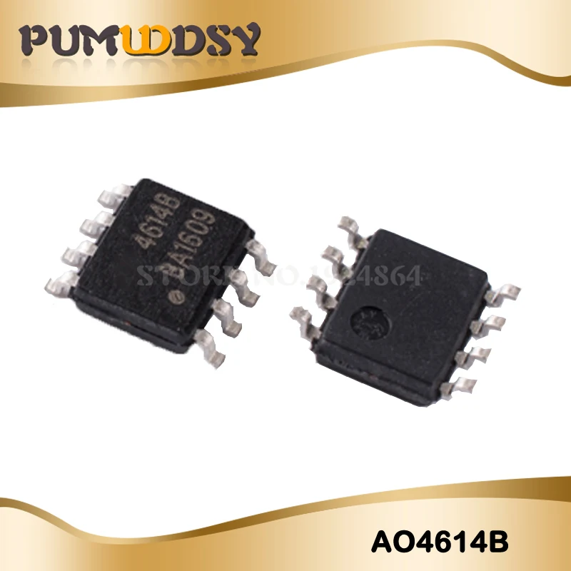 

10pcs AO4614 AO4614B 4614B SOP8 LCD inverter board chip new original