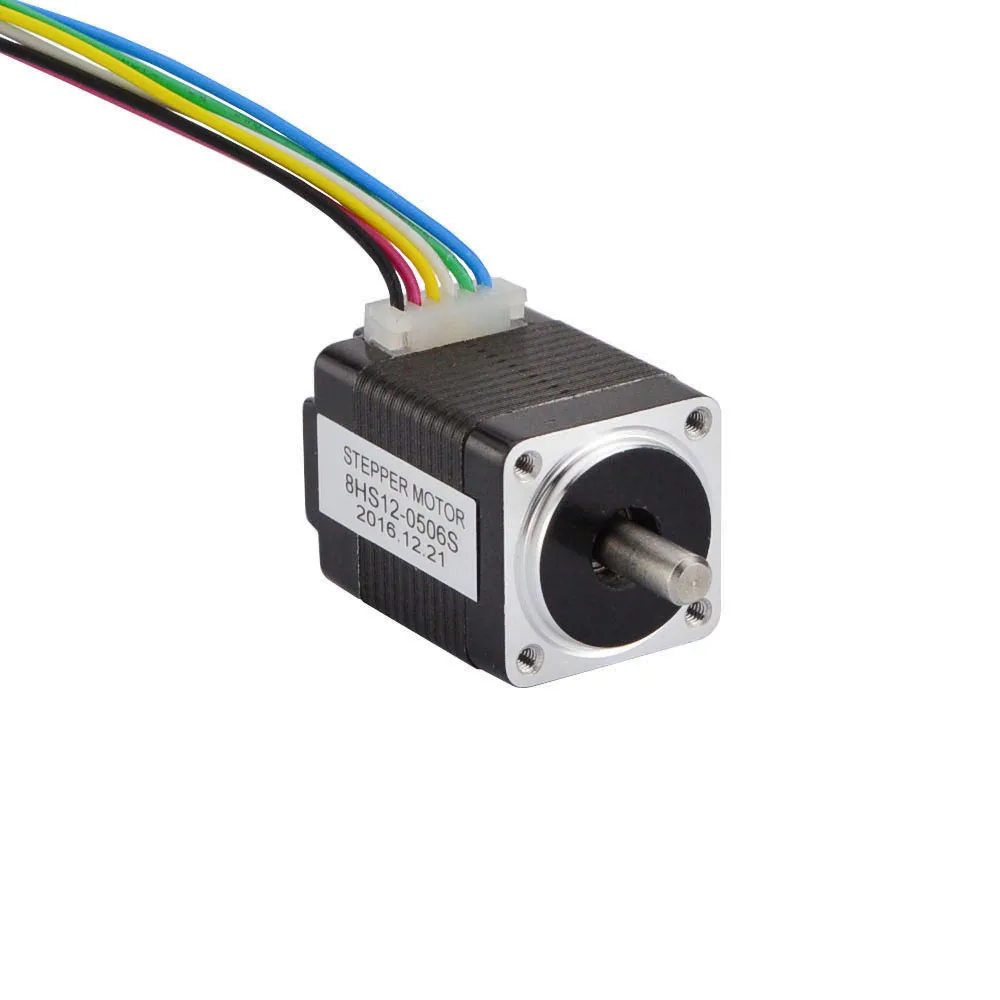 STEPPERONLINE Nema 8 스테퍼 모터 유니폴라 1.8Ncm 0.5A 20x20x30mm 1.8deg DIY CNC 3D 프린터용 6선