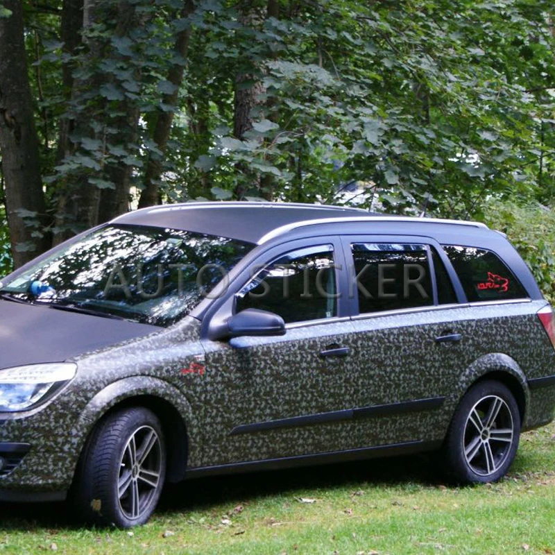 army green digital camouflage vinyl car wrap 15