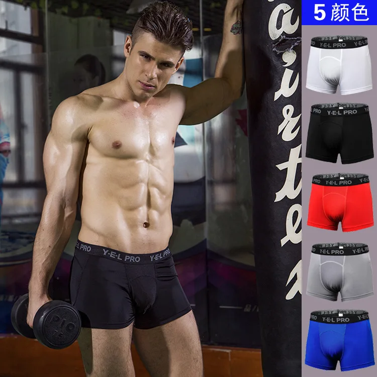 Mens Compression Shorts Base Layer Tight Boxers Boys Fitness Shorts