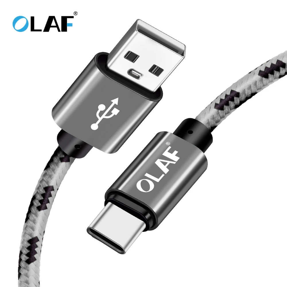 

OLAF USB Type C Cable Fast Charging USB C Cable for Samsung Galaxy S9 S8 Note 9 USB C Charger Data Cable for One Plus 6 5t
