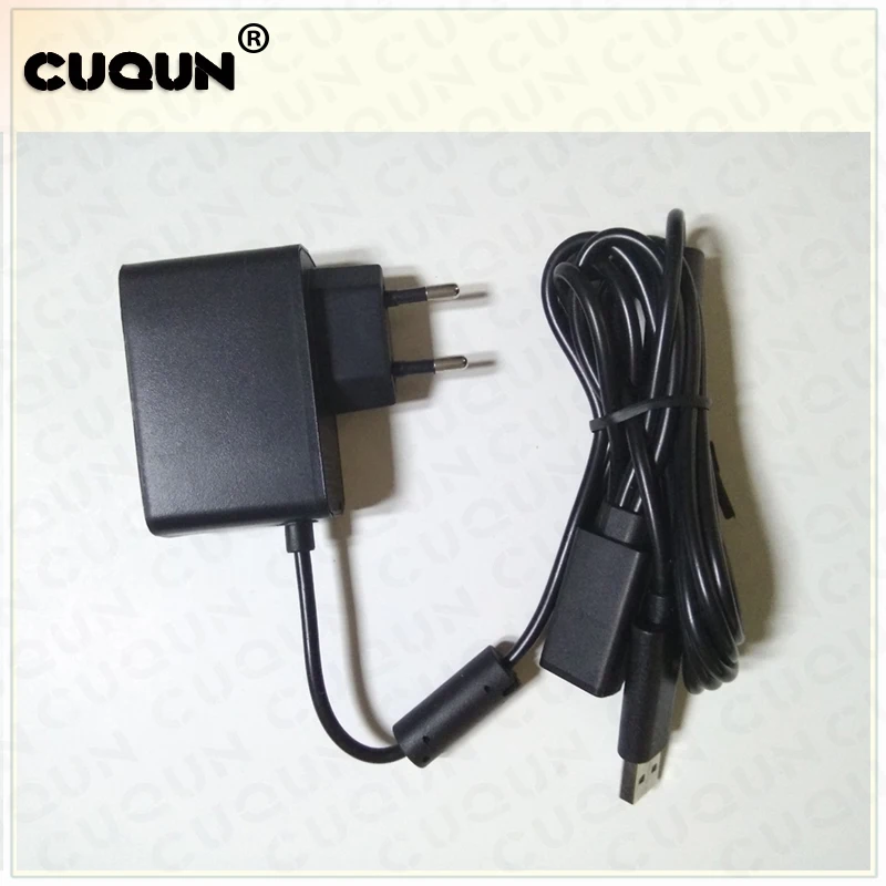 

EU Plug USB AC Power Supply Adapter Cable For Xbox 360 XBOX360 Kinect Sensor Charging Adapter