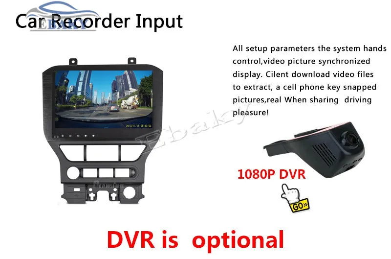 NaviTopia 1024*600 10,2 дюймов 8 ядер ram 2G rom 32G Android 8,1 автомобильный DVD gps Радио для Ford Mustang-с wifi/карты