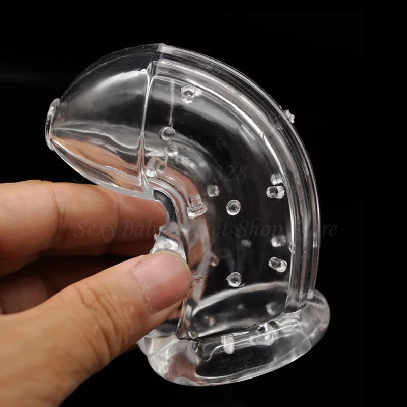 New TPR Silicone Flex Male Chastity Device Penis Rings Cock Cage Sex Toy Chastity Belt Adult Game Restraints Sex Product For Man