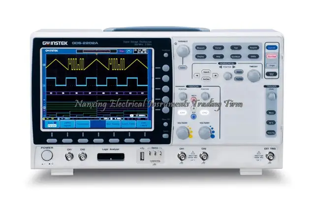 Best Price Fast arrival TaiWan Gwinstek GDS-2202A 200MHz, 2-Channel, Digital Storage Oscilloscope