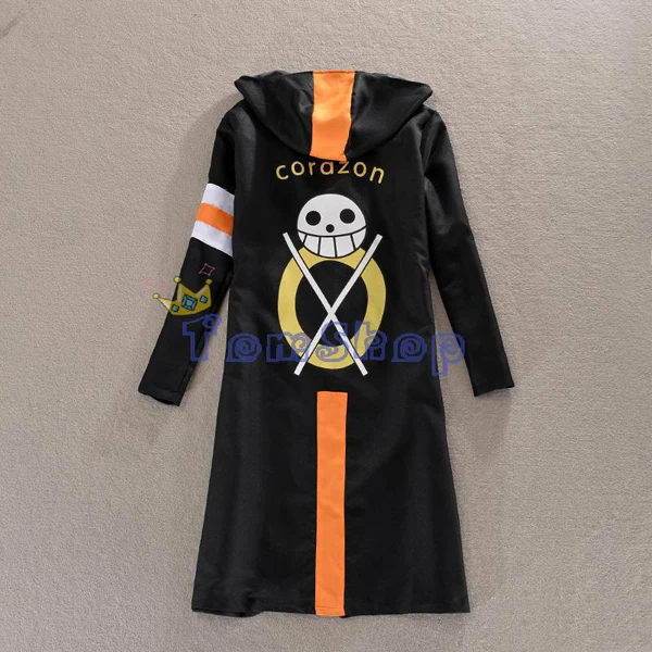 ワンピーストラファルガー ロー時間スキップdressrosaパーカーマント岬ローブドレスローザフード付きロングトレンチコート衣装 Cosplay Costume Cloak Capetrafalgar Law Aliexpress