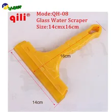 DHL 100 шт. Резиновая лента скребок Qili QH-08 Ракель окна автомобиля инструмент для очистки с ABS ручкой