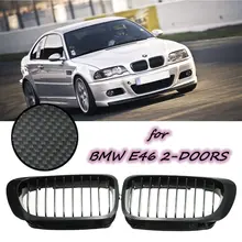 2016 Brand New Coupe Carbon look FRONT HOOD GRILLE 01-06 For BMW E46 2D M3 ///M SPORT- 99-03 E46 2D