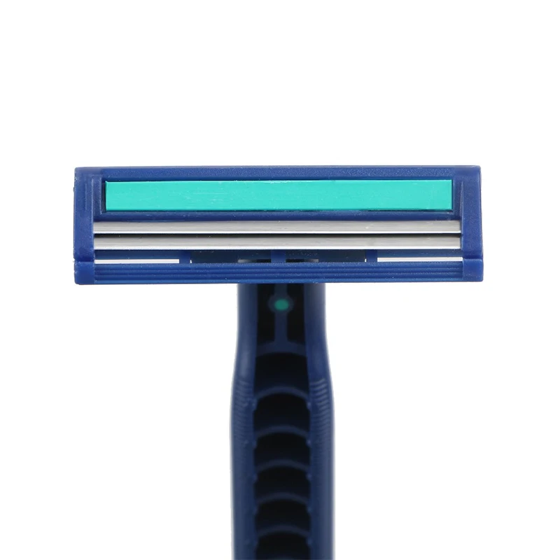 HAWARD RAZOR 2 Blade Disposable Razor For Men With Strip Rubber Handle Fixed Head Super Stainless 2