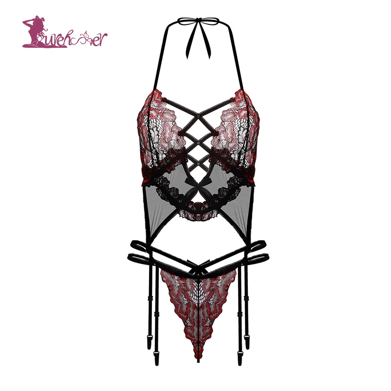 Lurehooker Porn Sex Clothes Underwear Lingerie Sexy Hot Erotic Babydoll Women Open Front Lace Sleep Wear Nightwear Costumes