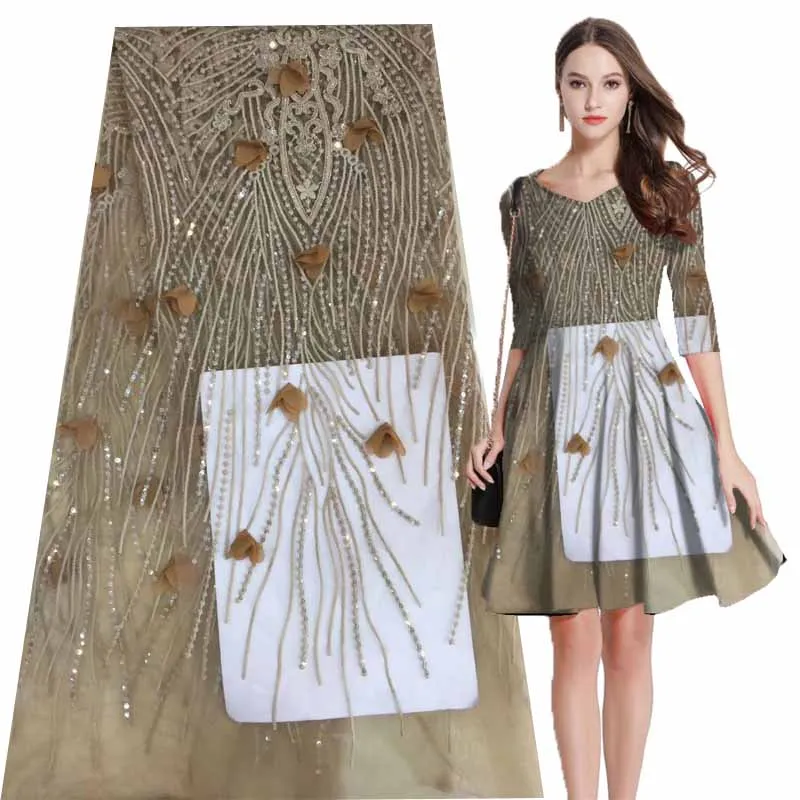 

African Lace Fabric 2019 High Quality Lace,Glittery Lace African Dresses For Women, Africa Net Lace Fabric 041148