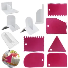 11 шт. инструменты для украшения торта Скребок Для Масла треугольные пилочки крем для торта сглаживающий инструмент для мороженого лопатки для выпечки