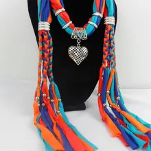 2012 шарма шарфы с подвесками ювелирные изделия Шарфы модный шарф с бижутерией микс