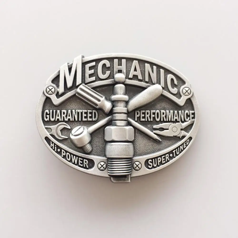 Pewter Belt Buckle tradesman Heavy Equipment Operator NEW