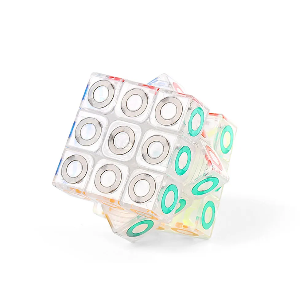 

MOYU Crystal Magic Cube Safe ABS plastic Professional 3x3x3 Speed Cube Fast Ultra-Smooth Speed Puzzle Cube 3x3 Kids Toys Gift