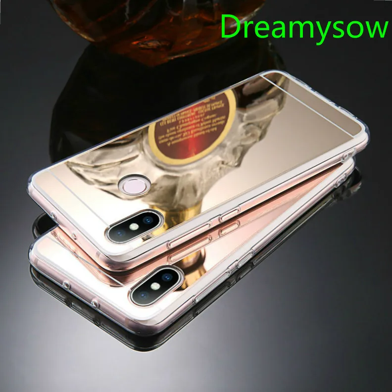 

Full Cover Mirror Phone Case For Xiaomi Mi 8 A2 Lite A1 5X 6X Redmi 6 6A 5A 5plus S2 Note 7 6 5 Pro 4X 4 5A Soft TPU Back Cover