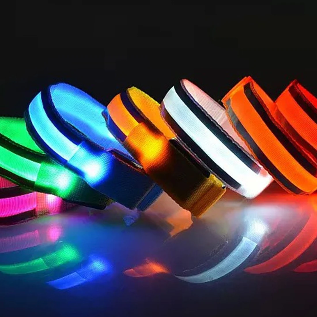 Flash Deal Armband LED Lights Running Cycling Jogging Walking Safety led light electric scooter 4