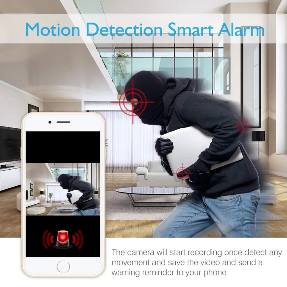Мини камера Wifi дистанционного управления малая беспроводная HD 1080P