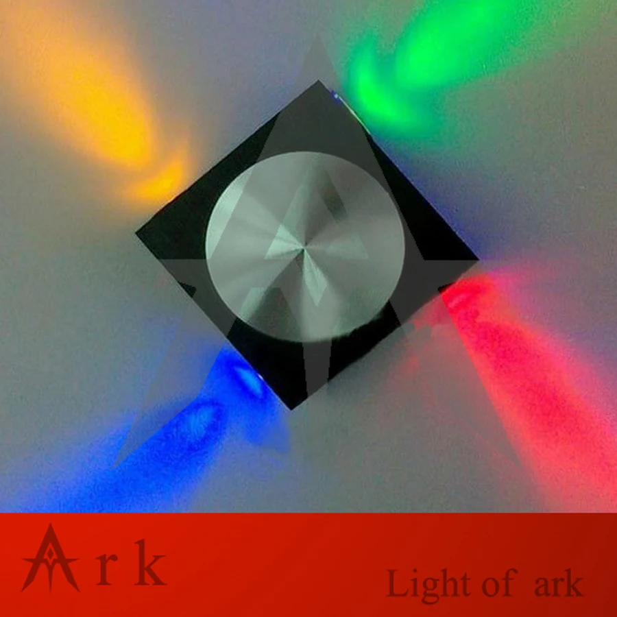 

ARK LIGHT KTV LED Wall Lamp,4W led wall lamp,RGBY high power led indoor/outdoor decorative wall lamp AC85-265V energy saving