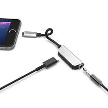 

For Lightning 2 in 1 Earphone Adapter Charging Adapter 3.5mm Jack Headphone Audio Cable Charging Adapters For iPhone 8 7 Plus X