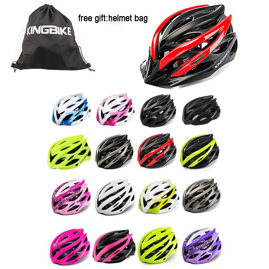 KINGBIKE козырек велосипедный шлем со светом женский fietshelm heren Racing fiets велосипедные