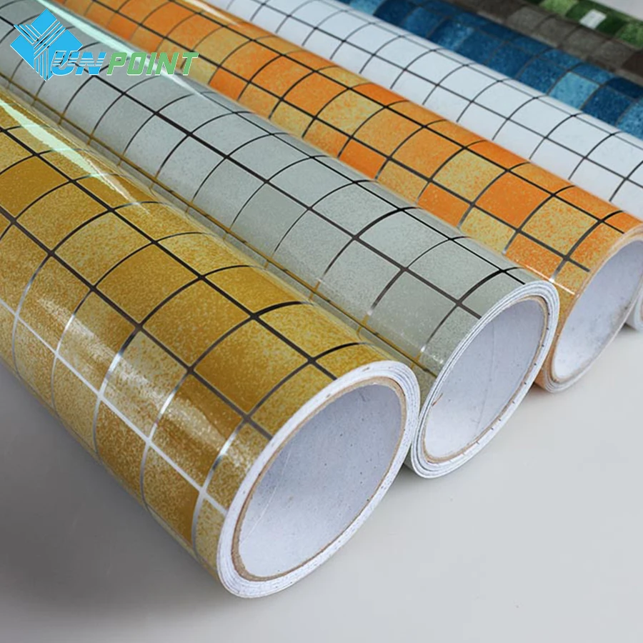 Kitchen Oil-proof Stickers Mosaic Wall Stickers Aluminum Foil Self Adhesive Wallpaper For Bathroom Waterproof Decorative Film Kitchen Oil-proof Stickers Mosaic Wall Stickers Aluminum Foil Self Adhesive Wallpaper For Bathroom Waterproof Decorative Film