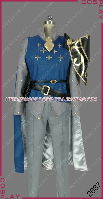 Fire Emblem Fates Laslow Lazward Inigo Azur Gioco Uniforme Costume Cosplay S002