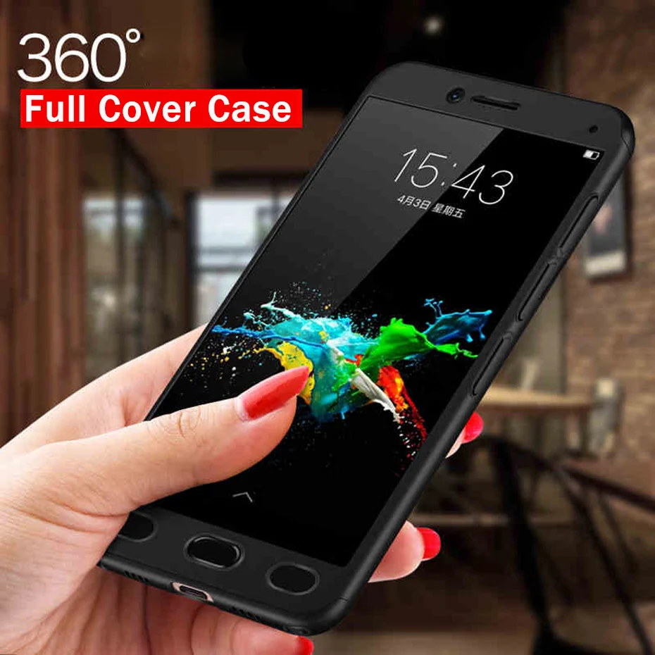 MOUSEMI Hard Case On For Xiaomi Redmi 4X 360 Full Cover Protective Case Glass For Xiaomi Redmi 4X Note 4X 4 Global Phone Cases (2)