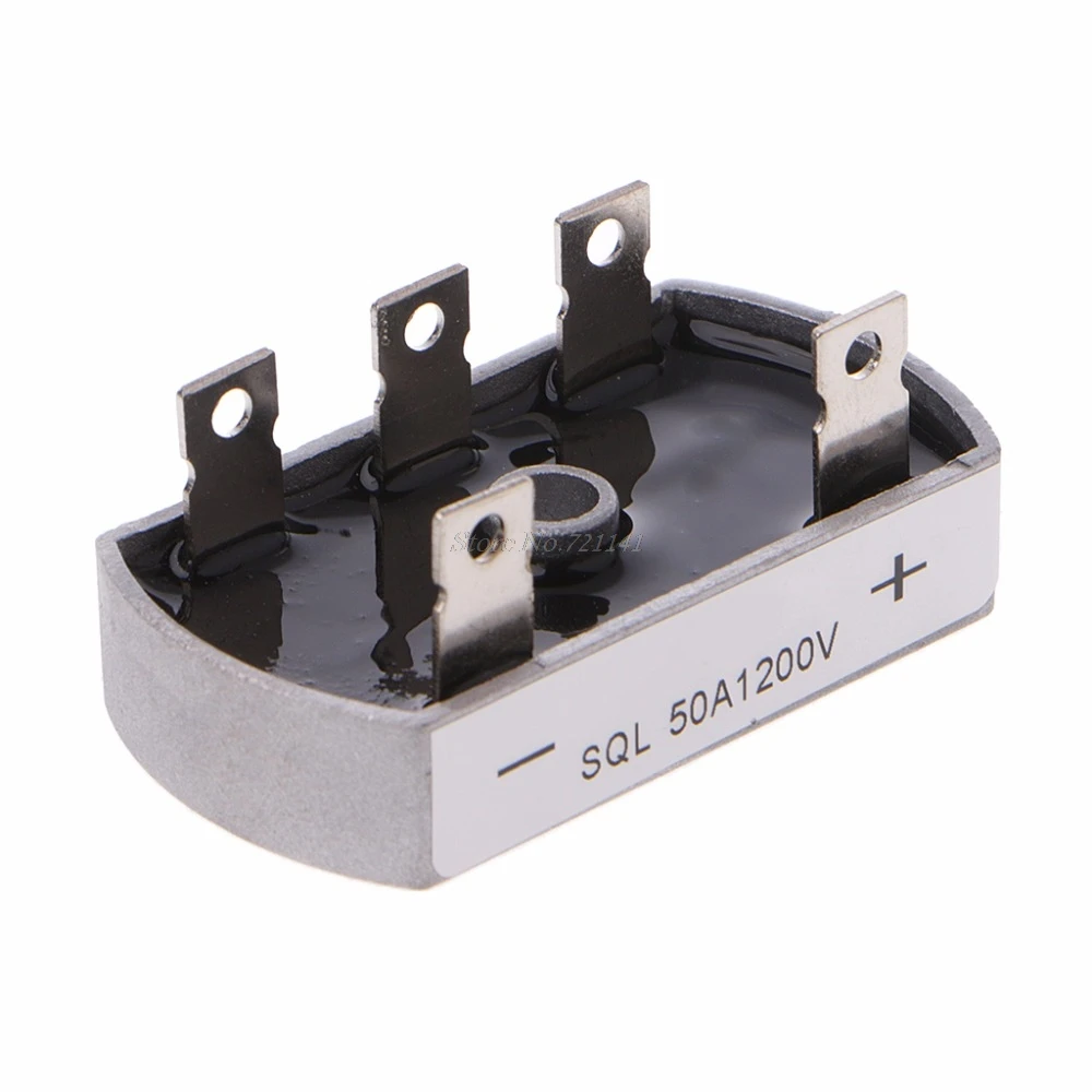 

50A 1200V Aluminum Metal Case 3 Phase Diode Bridge Rectifier 50Amp SQL50A Module