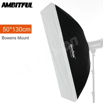 

Godox 20"x51" 50x130cm Bowens Mount Rectangular Portable Studio Strobe Softbox Diffuser for Studio Strobe Flash Speedlite