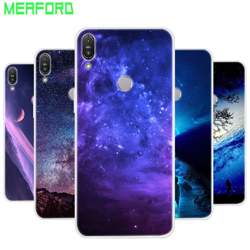 

Silicone Case For ASUS ZenFone Max M1 ZB555KL Soft Phone Case Space Print For Asus ZB555KL X00PD ZB ZB555 555 555KL Clear bumper