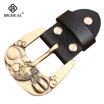 

Solid brass 40mm Pin Belt Buckle Men's Metal Clip Buckle DIY Leather Craft Jeans Accessories Supply for 3.8cm-3.9cm Wide Belt