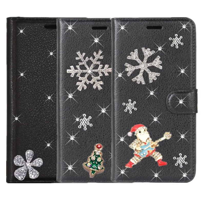 

A7 A5 A3 2017 Christmas Cases Leather Flip Wallet cover for samsung galaxy A9 pro A8 Star A5 A7 A8 A3 2015 2016 a8 a6 plus 2018