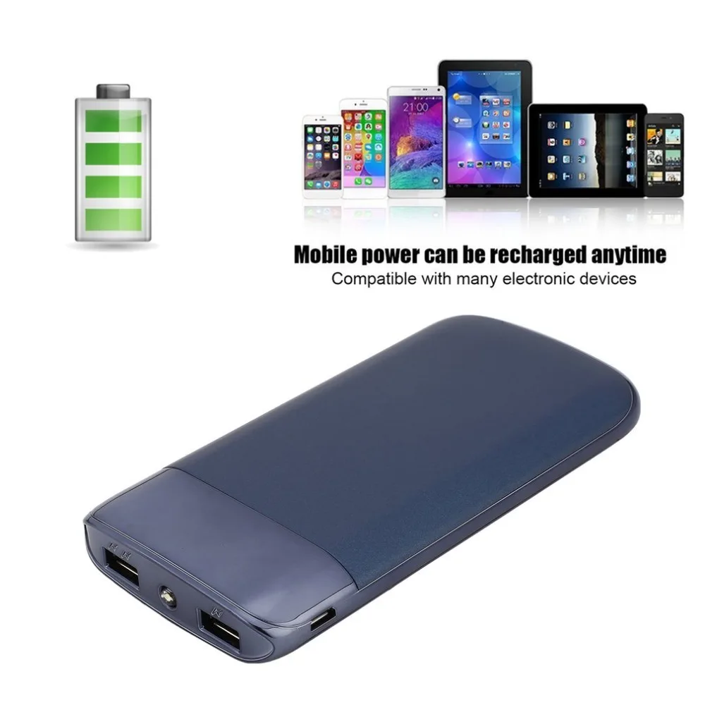 Внешний Батарея Powerbank 20000 мАч Dual USB ЖК-дисплей Powerbank Внешний Батарея Зарядное устройство для iPhone Xiaomi телефон Планшеты повербанк