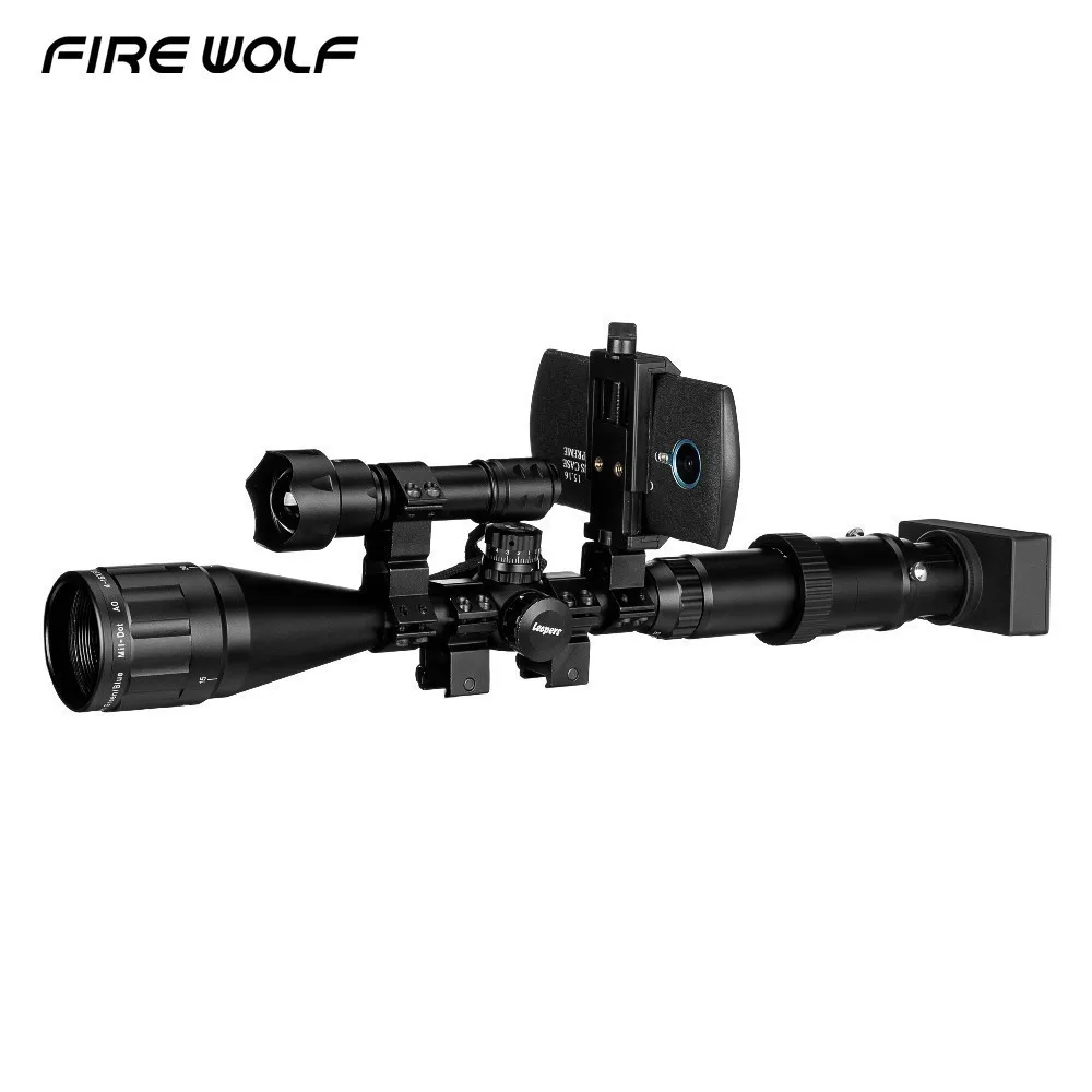 

Wireless Night Vision Outdoor Scope Optics Sight Tactical Digital Infrared With Connection Phone Flashlight Riflescope Hunting