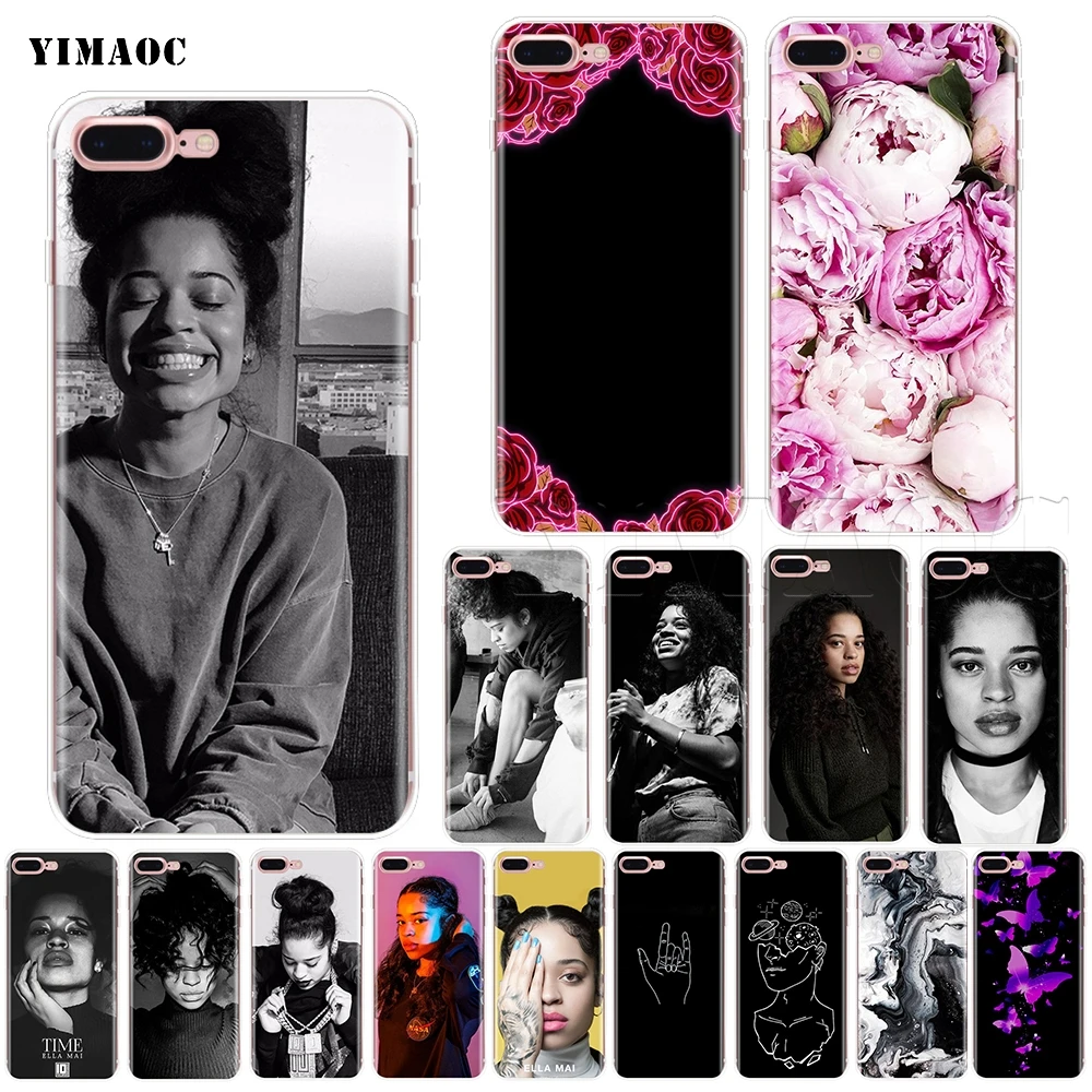 

YIMAOC Ella Mai Soft Silicone Case for iPhone 11 Pro XS Max XR X 8 7 6 6S Plus 5 5s se