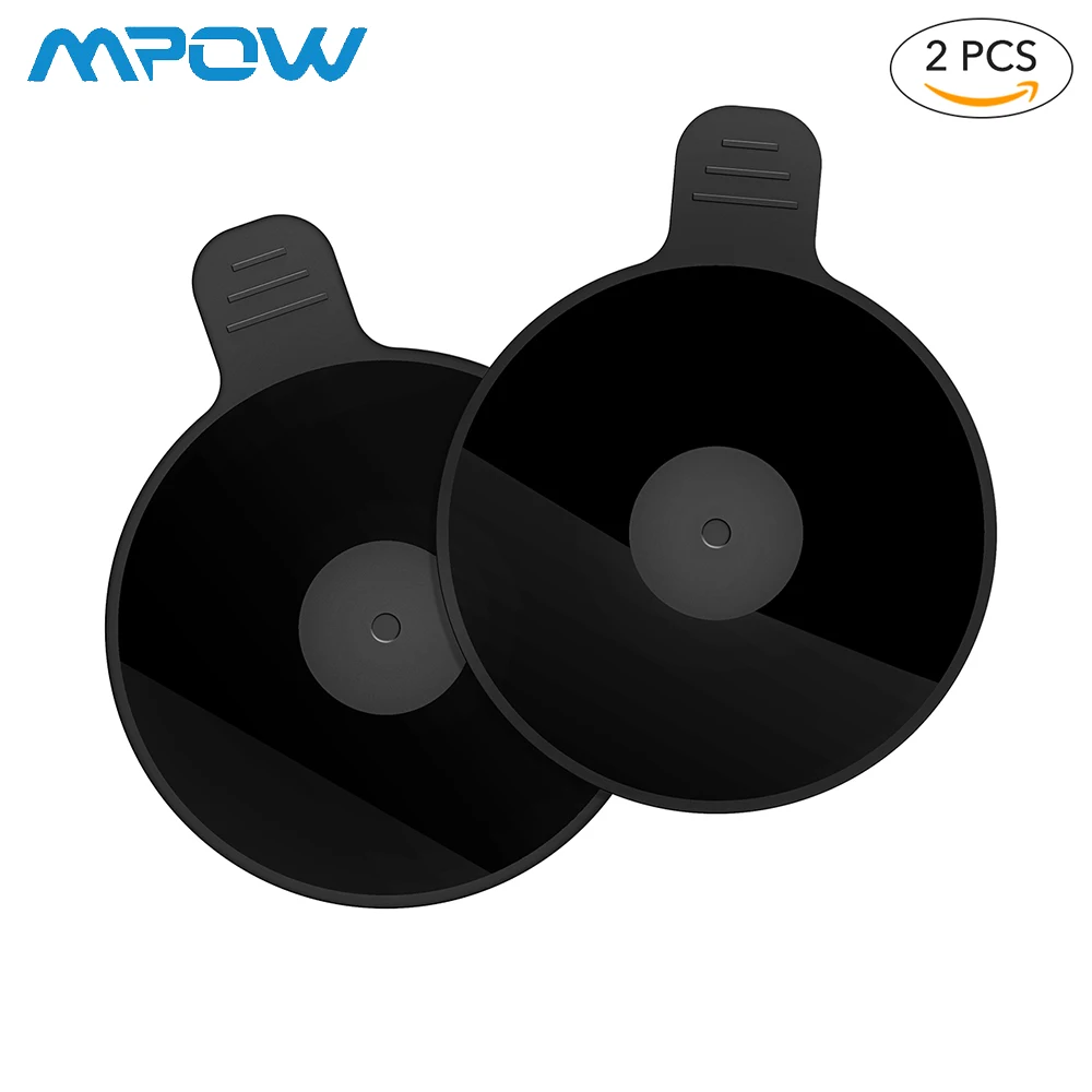 

Mpow 2pcs 80mm Adhesive Mounting Disk Silicone Suction Cup Pad for Car Dashboard Suction Cup For Phone Mount Replacement Pads