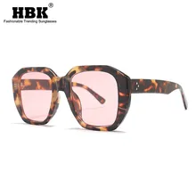 HBK, квадратные солнцезащитные очки больших размеров для мужчин и женщин, солнцезащитные очки знаменитостей, мужские суперзвезды, роскошные брендовые дизайнерские женские солнцезащитные очки UV400