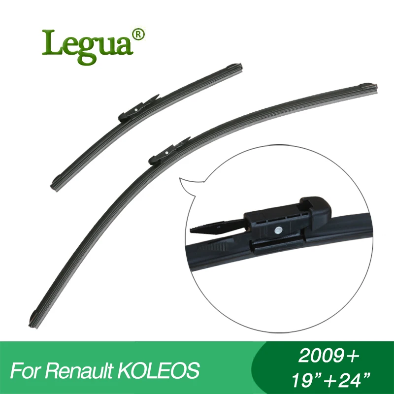

Legua car winscreen Wiper blades for Renault KOLEOS(2009+),19"+24",Boneless, windshield, wiper rubber