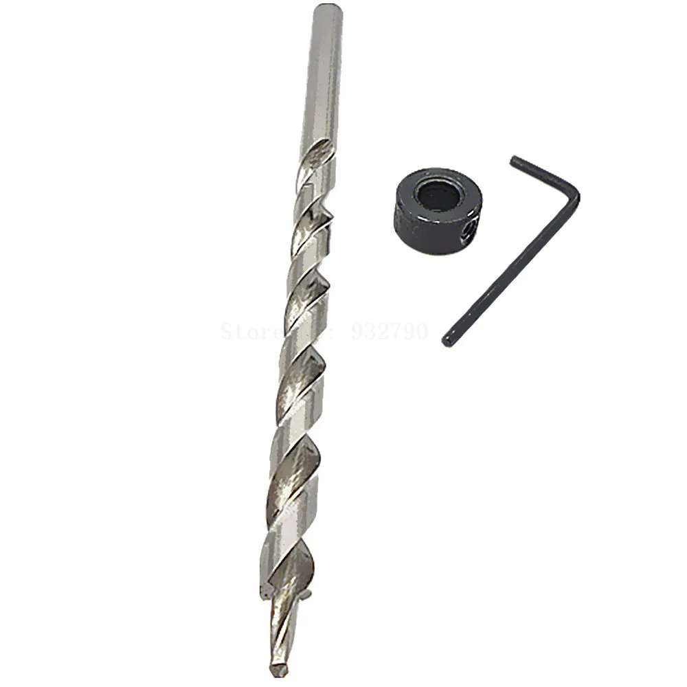 9mm Replacement Twist Step Drill Bit Depth Stop Collar Pocket Hole Kit For Kreg Jig Manual Pilot