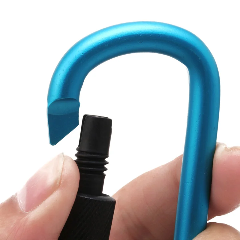 Bold 8 см замок типа D Quickdraw рюкзак с карабином Пряжка подвесная алюминиевая